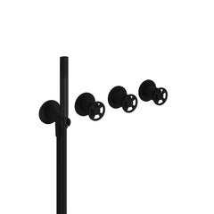 Hotbath Cobber @work CW7071 inbouw douchethermostaat met 2 stopkranen zonder uitloop Chroom