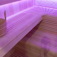 AWT Sauna E1247A populier 220x180 9kW Cilindro