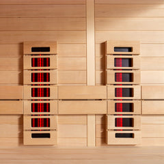 AWT Sauna E1611A-IR Hemlock 220x220 zonder oven