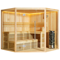 AWT Sauna E1806A pinie 220x220 9kW Cilindro