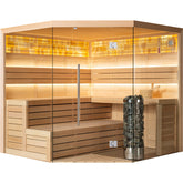 AWT Sauna E1621XL Hemlock 250x250 9kW Cilindro