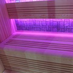 AWT Sauna E1213B Pappelholz 200x200 9kW Cilindro