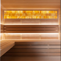 AWT Sauna B1622B Hemlock 200x170 9kW EOS Bi-O Cubo