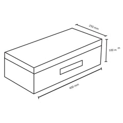 Differnz countertop for washbasin 40x25x10cm