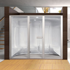 AWT Dampfsauna S208A alu 250x131 10.8kW Harvia