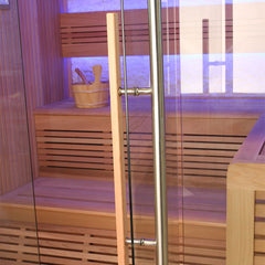 AWT Sauna E1241A rote Zeder 220x170 9kW EOS Cubo