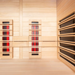 AWT Infrarotkabine E1250C-IR Hemlock 150x110 ohne Ofen