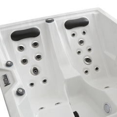 AWT Whirlpool Aussenwhirlpool IN-405 basic Sterling Silver 220x160 grau