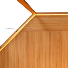 AWT Sauna E1806XL pinie 240x240 zonder oven