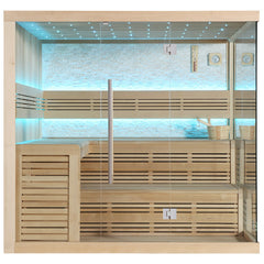 AWT Sauna E1105B Hemlock 200x200 zonder oven