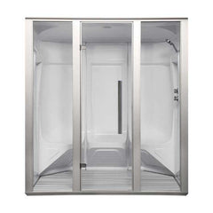 AWT Dampfsauna S204B alu 190x131 9kW Harvia