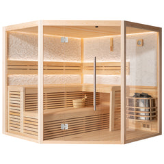 AWT Sauna E1816A Pinienholz 220x220 9kW Vega