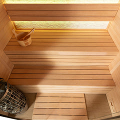 AWT Sauna E1604A Hemlock 200x160 9kW TheWall Bi-O