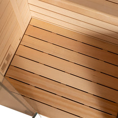 AWT Sauna E1603B Hemlock 200x180 9kW EOS Bi-O Cubo