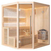 AWT Sauna E1811XL Pinienholz 200x200 8kW Vega