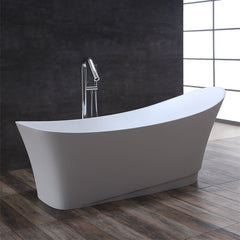 StoneArt Vrijstaand Badkuip BS-527 - wit mat - 180x75