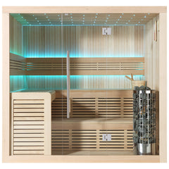 AWT Sauna E1112A Hemlock 220x200 9kW Cilindro