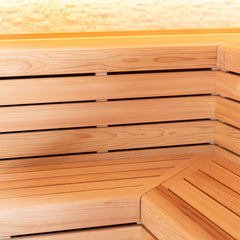 AWT Sauna B1603A ceder rood 220x200 9kW Virta Bi-O