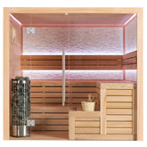AWT Sauna E1603A red Cedar 220x200 9kW Cilindro