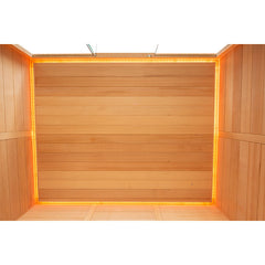 AWT Sauna E1614C-IR Hemlock 160x150 ohne Ofen