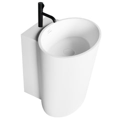 StoneArt Wastafel LZ253 - wit glanzend - 50x45cm