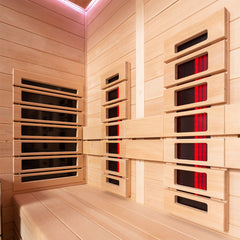 AWT Infrarotkabine E1250B-IR Hemlock 180x110 zonder oven