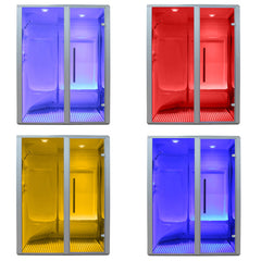 AWT Dampfsauna S200A alu 161x131 links