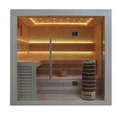 AWT Sauna E1247A populier 220x180 9kW Cilindro