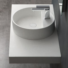 StoneArt Wastafel LC148 - wit glanzend - 45x45cm