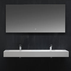 StoneArt Wastafel LP4514 - wit mat - 140x48