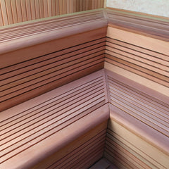 AWT Sauna E1243B rote Zeder 200x180 9kW EOS Cubo