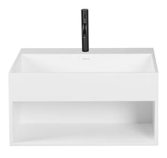 StoneArt wastafel LZ751 - mat wit - 50x50