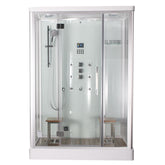 AWT Stoomdouche DZ956F8 wit/150x90