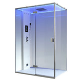 AWT Dampfdusche LD211F15 weiß 150x90 links