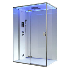 AWT Dampfdusche LD211F15 weiß 150x90 links