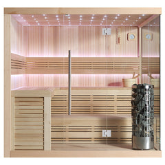 AWT Sauna E1115A Hemlock 220x200 9kW Cilindro