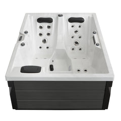 AWT Whirlpool Aussenwhirlpool IN-405 basic Sterling Silver 220x160 grau