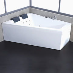 AWT Whirlpool GE104E mit Acryl-Schürze 170x130 rechts