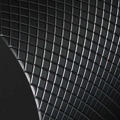 Brauer Carving inbouw wastafelmengkraan met rechte uitloop en rozetten model A2 mat zwart