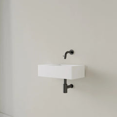 Fontein Gliss Design Freya Solid Marble mat wit - 40x22x10 cm