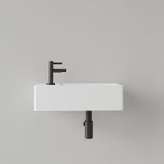 Fontein Gliss Design Freya Solid Marble glans wit - 40x22x10 cm