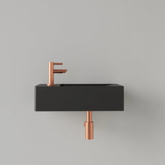 Fontein Gliss Design Freya Solid Marble Mat zwart - 40x22x10 cm