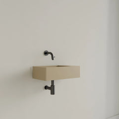 Fontein Gliss Design Freya Solid Marble Mat Cappuccino - 40x22x10 cm