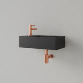 Fontein Gliss Design Freya Solid Marble Mat zwart - 40x22x10 cm