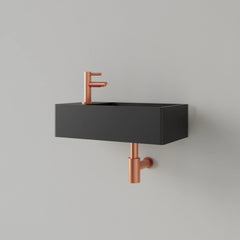 Fontein Gliss Design Freya Solid Marble Mat zwart - 40x22x10 cm