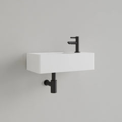 Fontein Gliss Design Freya Solid Marble mat wit - 40x22x10 cm