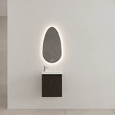 Gliss Design Timotheus toiletmeubel met ribbelfront 40cm