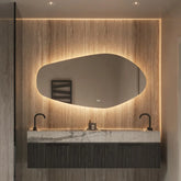 Hipp Design 21000 organische spiegel met LED verlichting en spiegelverwarming