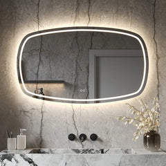 Hipp Design Phantom Deens ovale spiegel met verlichting en verwarming
