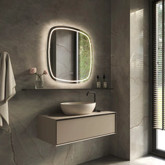 Hipp Design Phantom Deens ovale spiegel met verlichting en verwarming